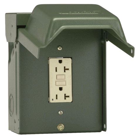 wired up 20 amp junction box|outdoor 20 amp electrical outlet.